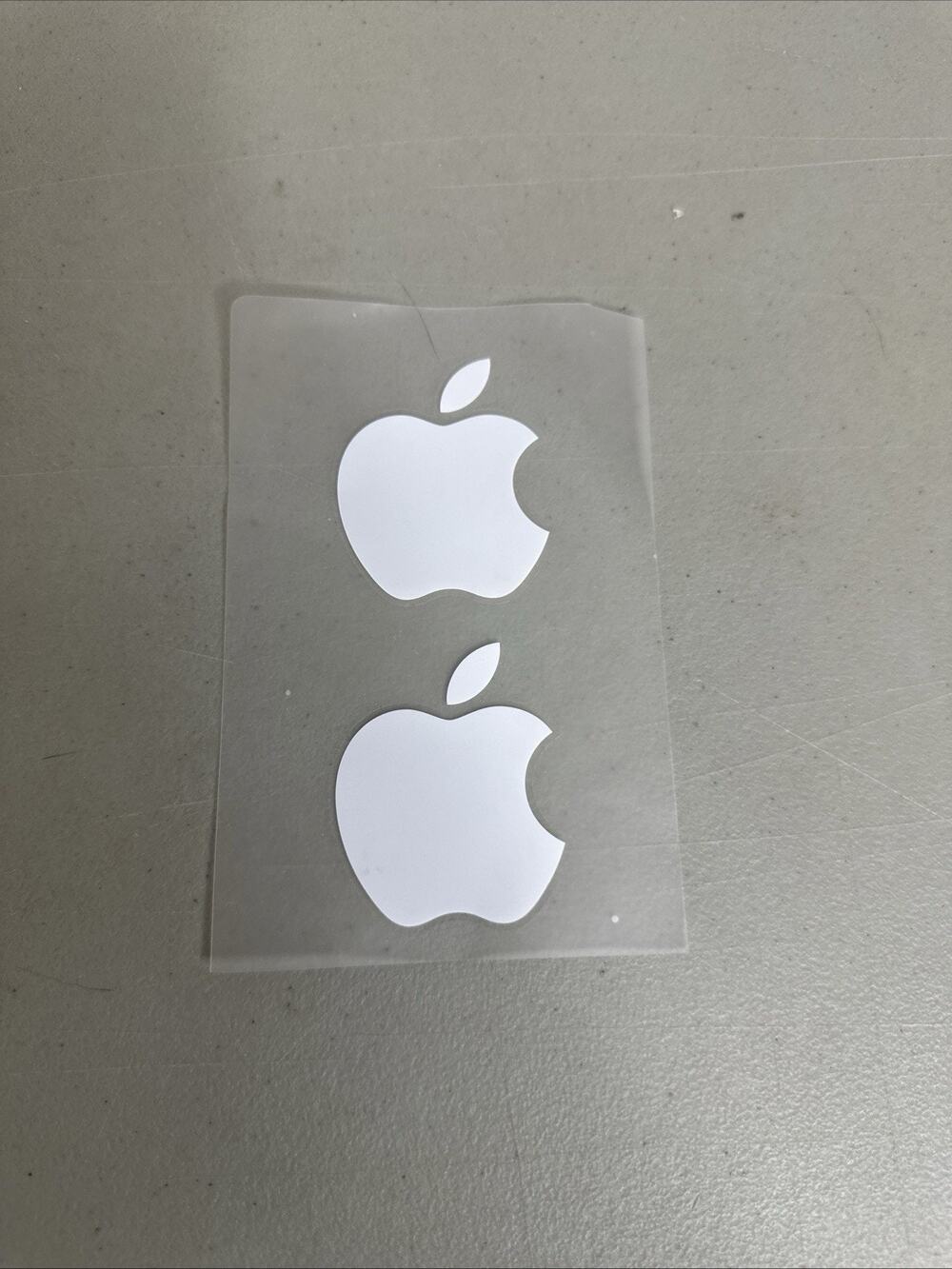 Apple Logo OEM Authentic IPhone White Stickers Decal